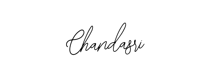 How to make Chandasri signature? Bearetta-2O07w is a professional autograph style. Create handwritten signature for Chandasri name. Chandasri signature style 12 images and pictures png