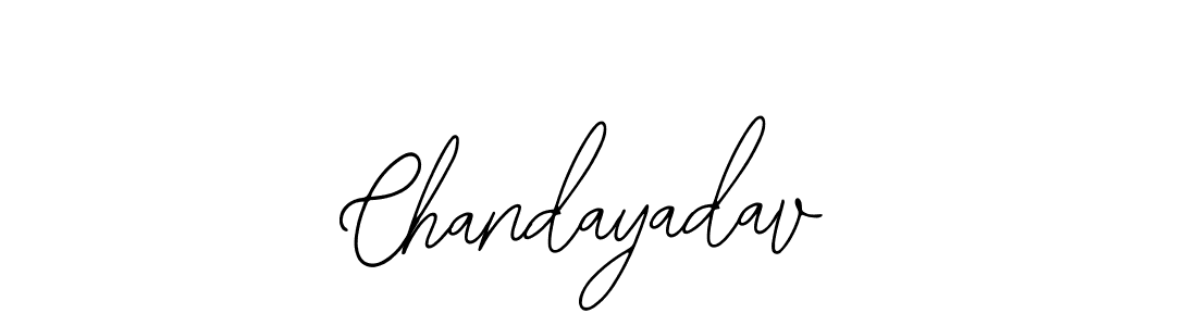 How to make Chandayadav signature? Bearetta-2O07w is a professional autograph style. Create handwritten signature for Chandayadav name. Chandayadav signature style 12 images and pictures png