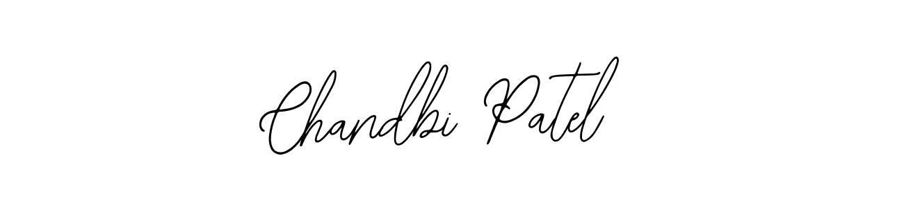 How to make Chandbi Patel signature? Bearetta-2O07w is a professional autograph style. Create handwritten signature for Chandbi Patel name. Chandbi Patel signature style 12 images and pictures png