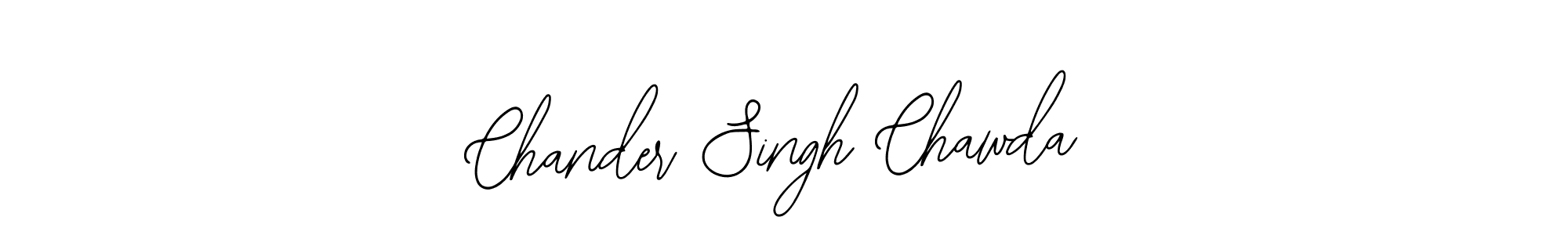 Also we have Chander Singh Chawda name is the best signature style. Create professional handwritten signature collection using Bearetta-2O07w autograph style. Chander Singh Chawda signature style 12 images and pictures png
