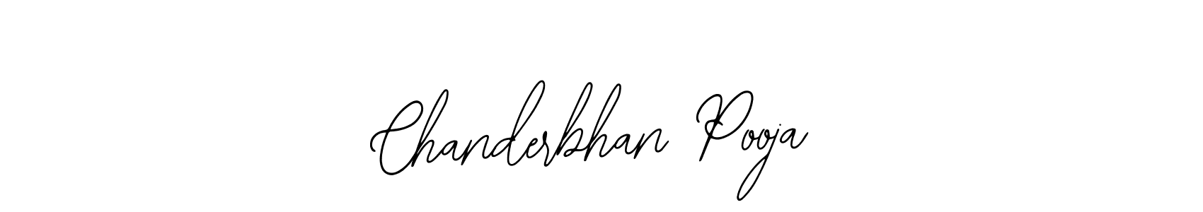 The best way (Bearetta-2O07w) to make a short signature is to pick only two or three words in your name. The name Chanderbhan Pooja include a total of six letters. For converting this name. Chanderbhan Pooja signature style 12 images and pictures png