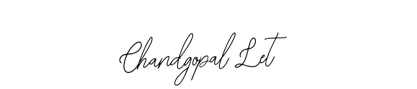 Create a beautiful signature design for name Chandgopal Let. With this signature (Bearetta-2O07w) fonts, you can make a handwritten signature for free. Chandgopal Let signature style 12 images and pictures png