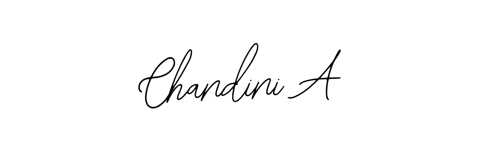 Also we have Chandini A name is the best signature style. Create professional handwritten signature collection using Bearetta-2O07w autograph style. Chandini A signature style 12 images and pictures png
