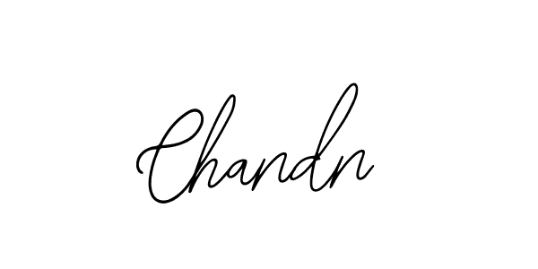 You should practise on your own different ways (Bearetta-2O07w) to write your name (Chandn) in signature. don't let someone else do it for you. Chandn signature style 12 images and pictures png