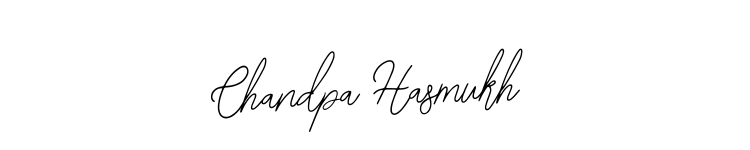 Use a signature maker to create a handwritten signature online. With this signature software, you can design (Bearetta-2O07w) your own signature for name Chandpa Hasmukh. Chandpa Hasmukh signature style 12 images and pictures png