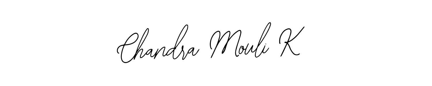 You should practise on your own different ways (Bearetta-2O07w) to write your name (Chandra Mouli K) in signature. don't let someone else do it for you. Chandra Mouli K signature style 12 images and pictures png