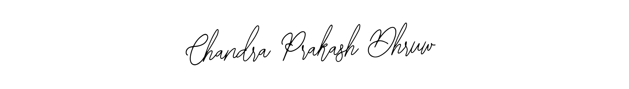 Bearetta-2O07w is a professional signature style that is perfect for those who want to add a touch of class to their signature. It is also a great choice for those who want to make their signature more unique. Get Chandra Prakash Dhruw name to fancy signature for free. Chandra Prakash Dhruw signature style 12 images and pictures png