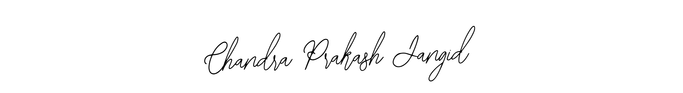 How to make Chandra Prakash Jangid signature? Bearetta-2O07w is a professional autograph style. Create handwritten signature for Chandra Prakash Jangid name. Chandra Prakash Jangid signature style 12 images and pictures png