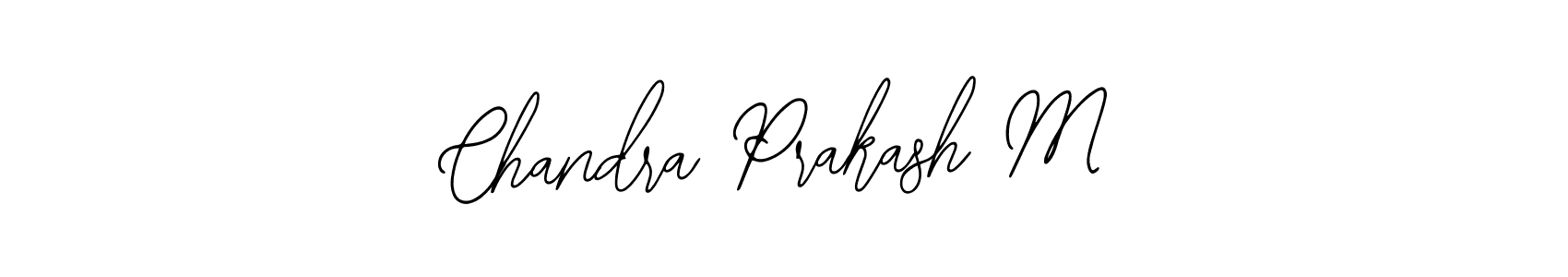 Create a beautiful signature design for name Chandra Prakash M. With this signature (Bearetta-2O07w) fonts, you can make a handwritten signature for free. Chandra Prakash M signature style 12 images and pictures png
