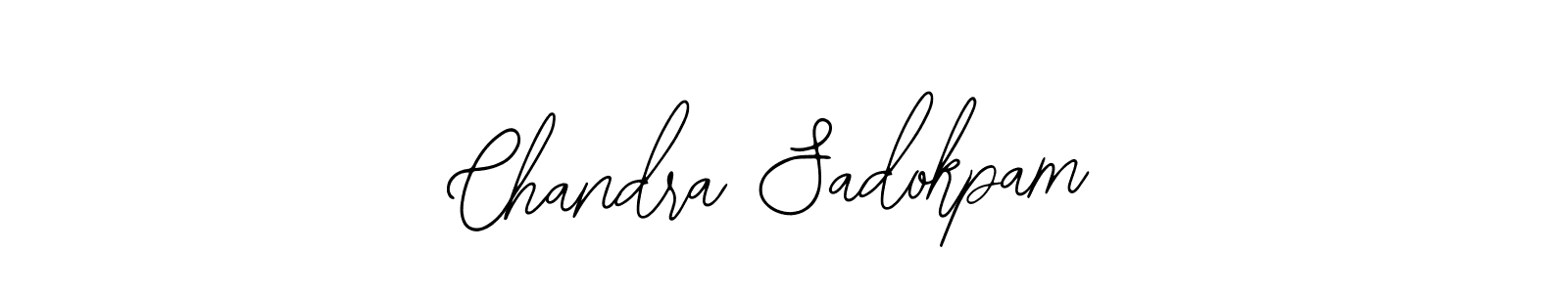 You can use this online signature creator to create a handwritten signature for the name Chandra Sadokpam. This is the best online autograph maker. Chandra Sadokpam signature style 12 images and pictures png