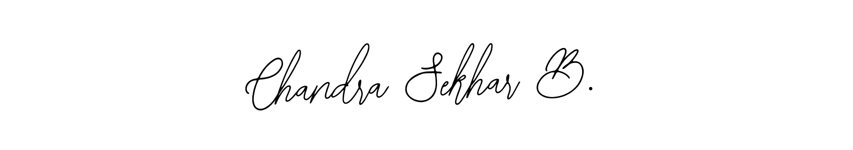 The best way (Bearetta-2O07w) to make a short signature is to pick only two or three words in your name. The name Chandra Sekhar B. include a total of six letters. For converting this name. Chandra Sekhar B. signature style 12 images and pictures png