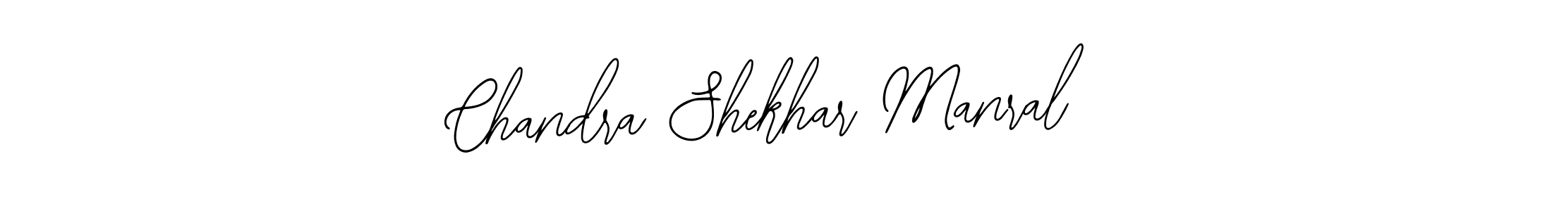 if you are searching for the best signature style for your name Chandra Shekhar Manral. so please give up your signature search. here we have designed multiple signature styles  using Bearetta-2O07w. Chandra Shekhar Manral signature style 12 images and pictures png