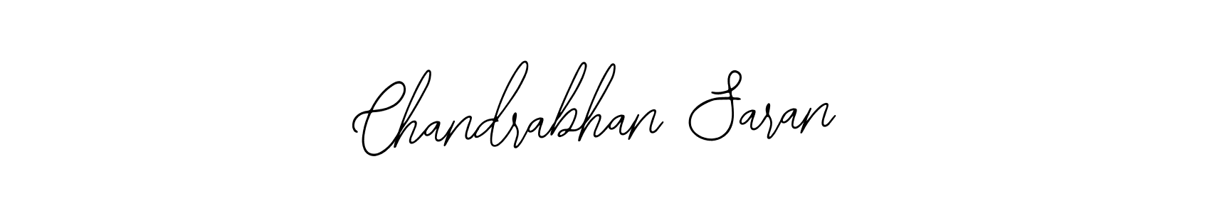 How to make Chandrabhan Saran signature? Bearetta-2O07w is a professional autograph style. Create handwritten signature for Chandrabhan Saran name. Chandrabhan Saran signature style 12 images and pictures png