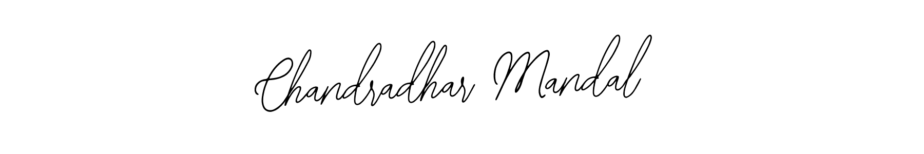 You should practise on your own different ways (Bearetta-2O07w) to write your name (Chandradhar Mandal) in signature. don't let someone else do it for you. Chandradhar Mandal signature style 12 images and pictures png