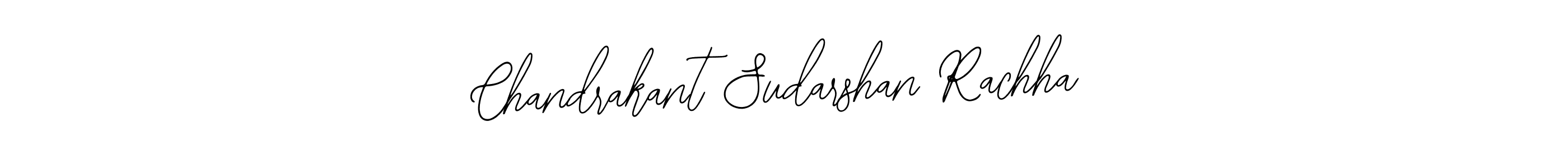 Design your own signature with our free online signature maker. With this signature software, you can create a handwritten (Bearetta-2O07w) signature for name Chandrakant Sudarshan Rachha. Chandrakant Sudarshan Rachha signature style 12 images and pictures png