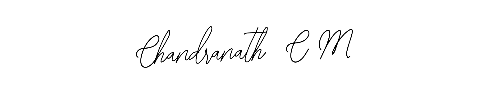 Make a beautiful signature design for name Chandranath  C M. Use this online signature maker to create a handwritten signature for free. Chandranath  C M signature style 12 images and pictures png