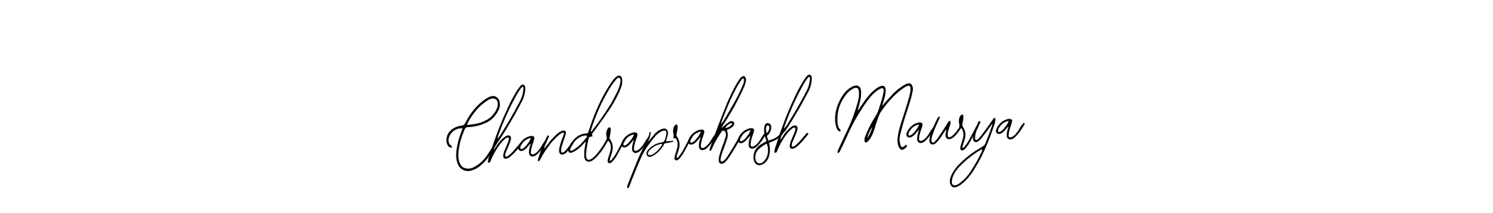 Make a beautiful signature design for name Chandraprakash Maurya. Use this online signature maker to create a handwritten signature for free. Chandraprakash Maurya signature style 12 images and pictures png