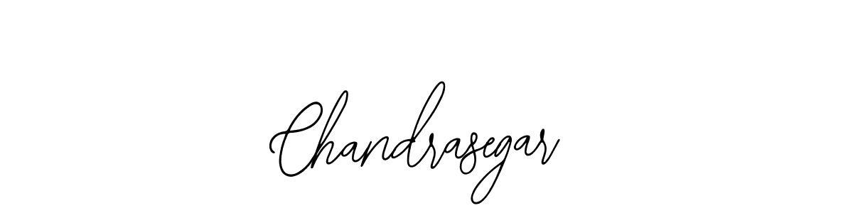 How to make Chandrasegar name signature. Use Bearetta-2O07w style for creating short signs online. This is the latest handwritten sign. Chandrasegar signature style 12 images and pictures png