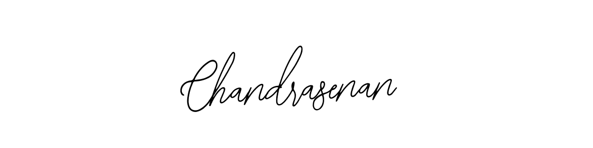 How to make Chandrasenan signature? Bearetta-2O07w is a professional autograph style. Create handwritten signature for Chandrasenan name. Chandrasenan signature style 12 images and pictures png