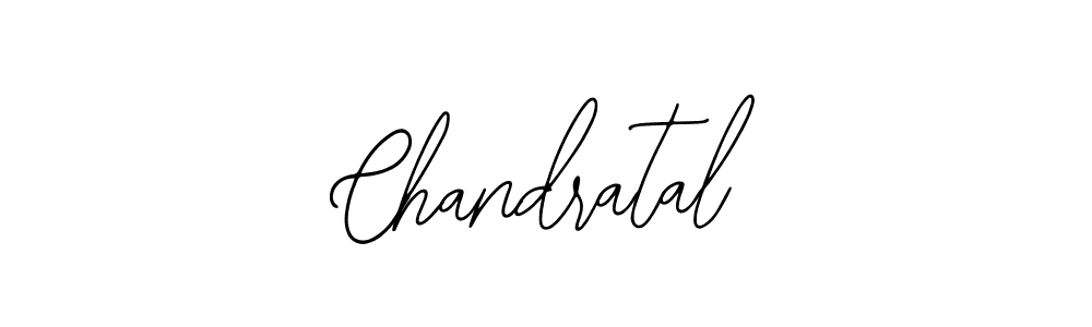 Design your own signature with our free online signature maker. With this signature software, you can create a handwritten (Bearetta-2O07w) signature for name Chandratal. Chandratal signature style 12 images and pictures png