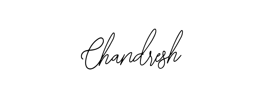 You should practise on your own different ways (Bearetta-2O07w) to write your name (Chandresh) in signature. don't let someone else do it for you. Chandresh signature style 12 images and pictures png