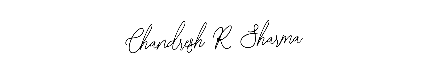 The best way (Bearetta-2O07w) to make a short signature is to pick only two or three words in your name. The name Chandresh R Sharma include a total of six letters. For converting this name. Chandresh R Sharma signature style 12 images and pictures png