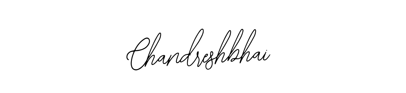 How to make Chandreshbhai signature? Bearetta-2O07w is a professional autograph style. Create handwritten signature for Chandreshbhai name. Chandreshbhai signature style 12 images and pictures png