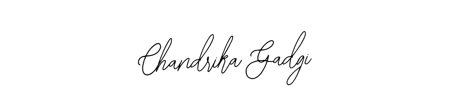 Bearetta-2O07w is a professional signature style that is perfect for those who want to add a touch of class to their signature. It is also a great choice for those who want to make their signature more unique. Get Chandrika Gadgi name to fancy signature for free. Chandrika Gadgi signature style 12 images and pictures png