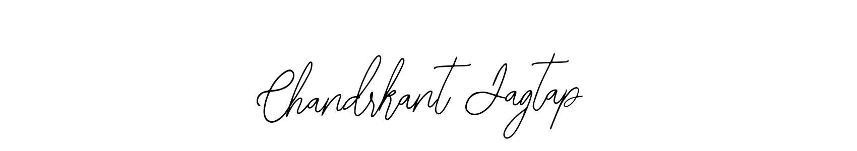 How to make Chandrkant Jagtap name signature. Use Bearetta-2O07w style for creating short signs online. This is the latest handwritten sign. Chandrkant Jagtap signature style 12 images and pictures png