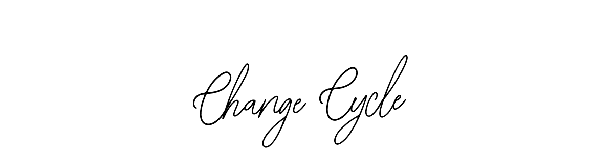 How to make Change Cycle signature? Bearetta-2O07w is a professional autograph style. Create handwritten signature for Change Cycle name. Change Cycle signature style 12 images and pictures png