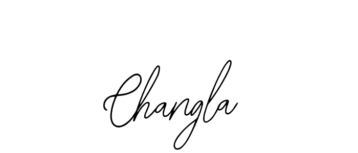 How to make Changla signature? Bearetta-2O07w is a professional autograph style. Create handwritten signature for Changla name. Changla signature style 12 images and pictures png