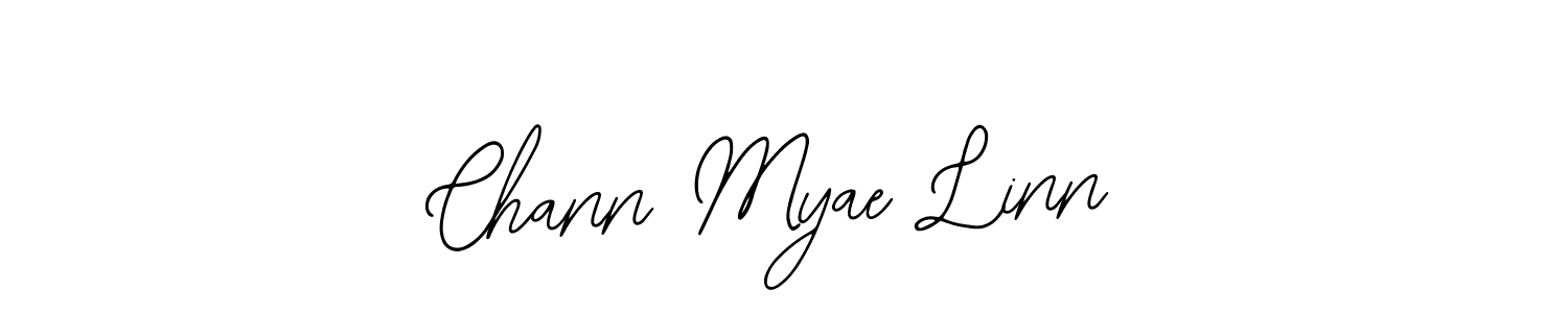 Use a signature maker to create a handwritten signature online. With this signature software, you can design (Bearetta-2O07w) your own signature for name Chann Myae Linn. Chann Myae Linn signature style 12 images and pictures png