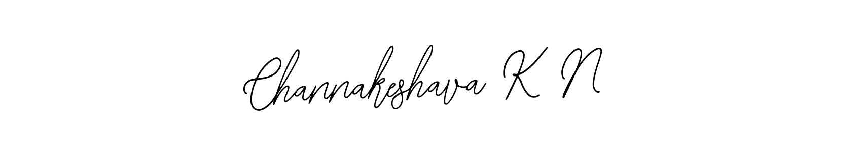 Design your own signature with our free online signature maker. With this signature software, you can create a handwritten (Bearetta-2O07w) signature for name Channakeshava K N. Channakeshava K N signature style 12 images and pictures png