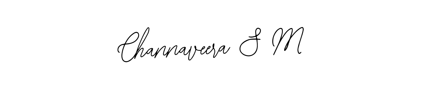 Channaveera S M stylish signature style. Best Handwritten Sign (Bearetta-2O07w) for my name. Handwritten Signature Collection Ideas for my name Channaveera S M. Channaveera S M signature style 12 images and pictures png