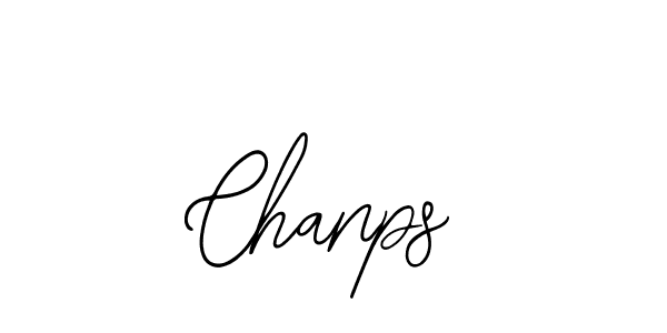 How to make Chanps signature? Bearetta-2O07w is a professional autograph style. Create handwritten signature for Chanps name. Chanps signature style 12 images and pictures png