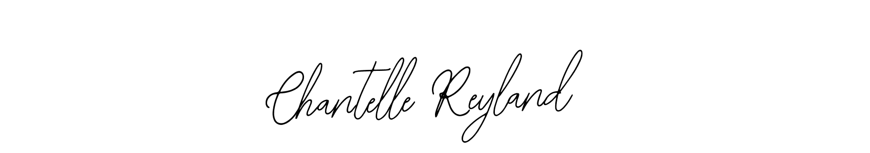 The best way (Bearetta-2O07w) to make a short signature is to pick only two or three words in your name. The name Chantelle Reyland include a total of six letters. For converting this name. Chantelle Reyland signature style 12 images and pictures png