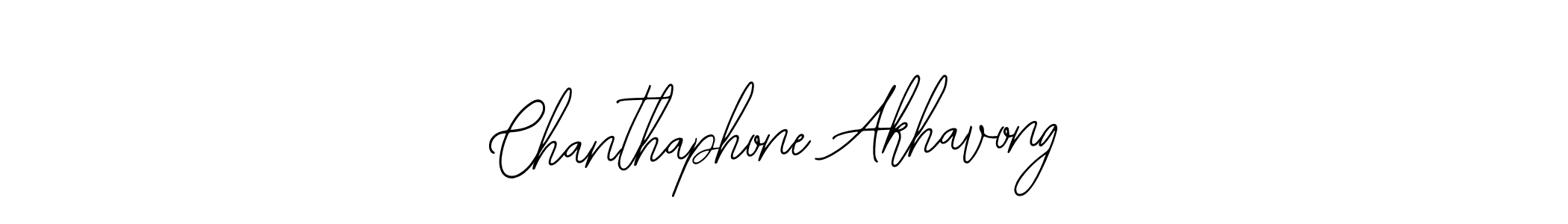 How to make Chanthaphone Akhavong name signature. Use Bearetta-2O07w style for creating short signs online. This is the latest handwritten sign. Chanthaphone Akhavong signature style 12 images and pictures png