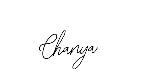 The best way (Bearetta-2O07w) to make a short signature is to pick only two or three words in your name. The name Chanya include a total of six letters. For converting this name. Chanya signature style 12 images and pictures png