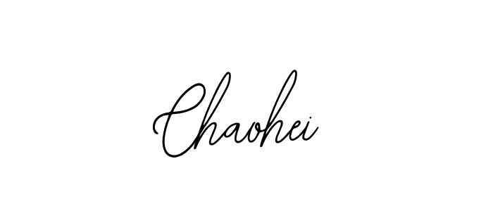 How to make Chaohei name signature. Use Bearetta-2O07w style for creating short signs online. This is the latest handwritten sign. Chaohei signature style 12 images and pictures png