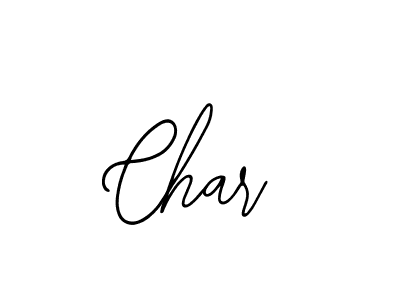 You should practise on your own different ways (Bearetta-2O07w) to write your name (Char) in signature. don't let someone else do it for you. Char signature style 12 images and pictures png