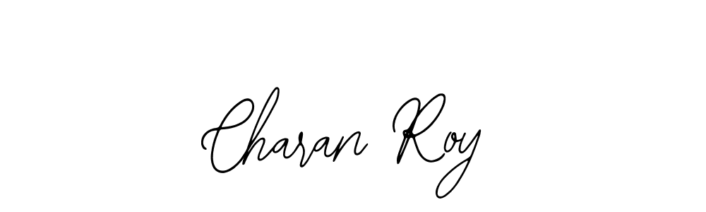 The best way (Bearetta-2O07w) to make a short signature is to pick only two or three words in your name. The name Charan Roy include a total of six letters. For converting this name. Charan Roy signature style 12 images and pictures png
