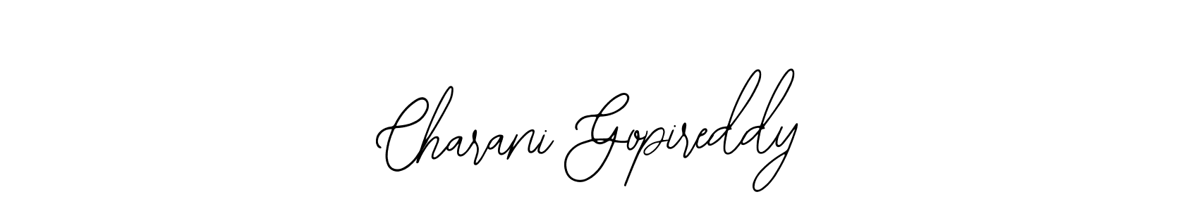 See photos of Charani Gopireddy official signature by Spectra . Check more albums & portfolios. Read reviews & check more about Bearetta-2O07w font. Charani Gopireddy signature style 12 images and pictures png