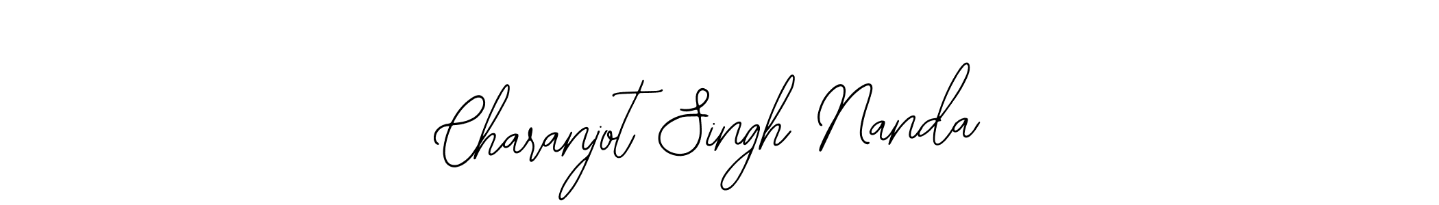 Use a signature maker to create a handwritten signature online. With this signature software, you can design (Bearetta-2O07w) your own signature for name Charanjot Singh Nanda. Charanjot Singh Nanda signature style 12 images and pictures png