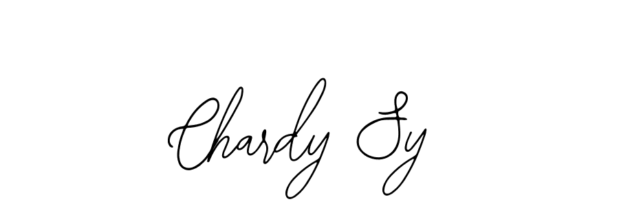 Also You can easily find your signature by using the search form. We will create Chardy Sy name handwritten signature images for you free of cost using Bearetta-2O07w sign style. Chardy Sy signature style 12 images and pictures png