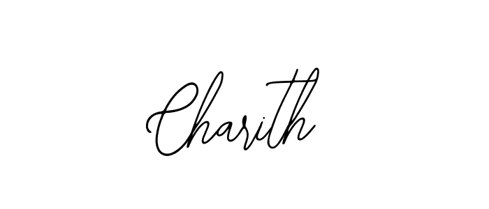 Design your own signature with our free online signature maker. With this signature software, you can create a handwritten (Bearetta-2O07w) signature for name Charith. Charith signature style 12 images and pictures png