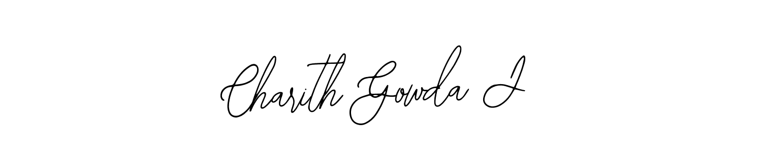 Charith Gowda J stylish signature style. Best Handwritten Sign (Bearetta-2O07w) for my name. Handwritten Signature Collection Ideas for my name Charith Gowda J. Charith Gowda J signature style 12 images and pictures png