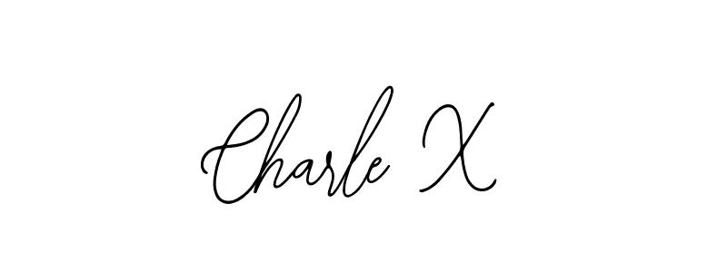 How to make Charle X name signature. Use Bearetta-2O07w style for creating short signs online. This is the latest handwritten sign. Charle X signature style 12 images and pictures png