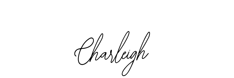 Use a signature maker to create a handwritten signature online. With this signature software, you can design (Bearetta-2O07w) your own signature for name Charleigh. Charleigh signature style 12 images and pictures png