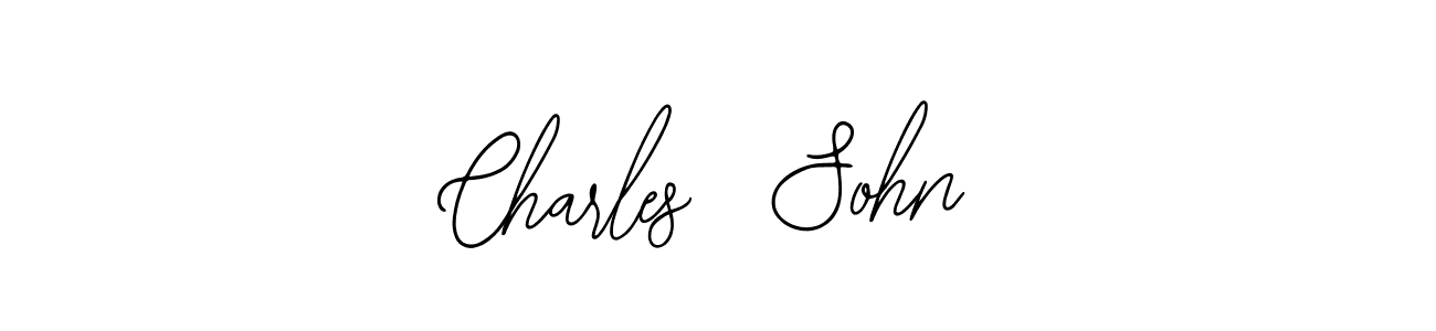 How to make Charles  Sohn name signature. Use Bearetta-2O07w style for creating short signs online. This is the latest handwritten sign. Charles  Sohn signature style 12 images and pictures png