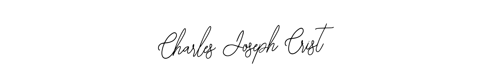 Use a signature maker to create a handwritten signature online. With this signature software, you can design (Bearetta-2O07w) your own signature for name Charles Joseph Crist. Charles Joseph Crist signature style 12 images and pictures png